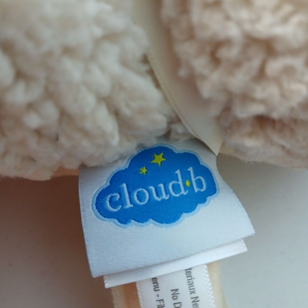 CloudB Nightime Sleep Sheep Stuffed Animal Plush Heartbeat Timer Sounds 12 Inch - Picture 6 of 8